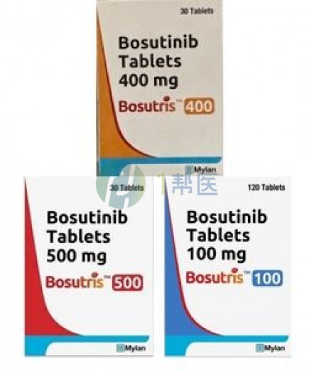 博舒替尼治疗白血病的有效率为47.2%，优于伊马替尼(图1)